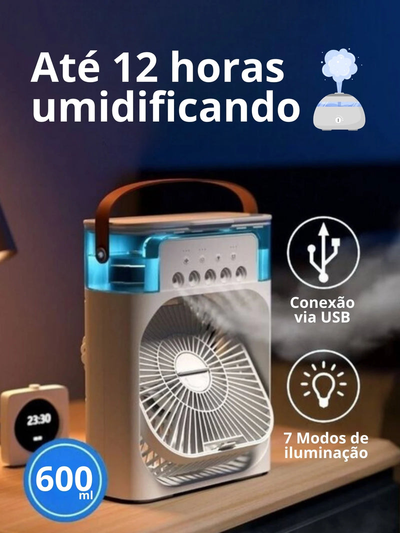 Mini Ventilador Frigorífico, Ar Refrigerador