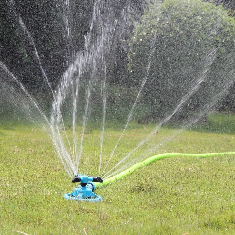 Irrigador de água rotativo automático, bocal aspersão, 360 graus, jardim, gramado, rega, irrigação suprimentos