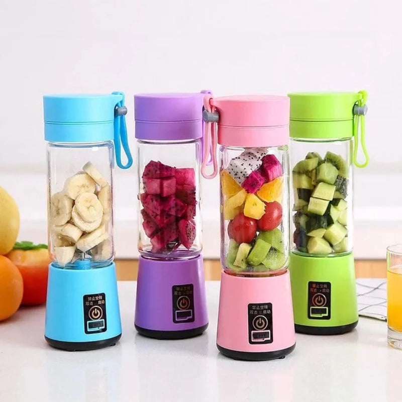 Mini Liquidificador Portátil Shake Take Juice Cup com 6 Lâminas Recarregável Utilidade doméstica