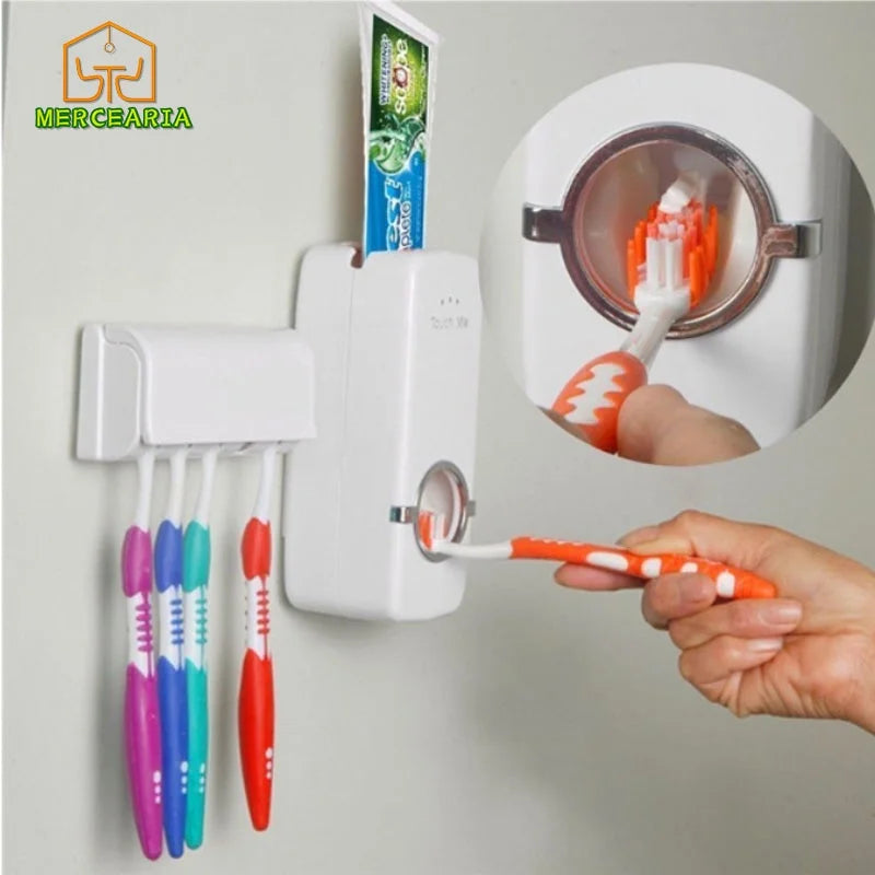 Suporte escova e creme dental com Dispenser