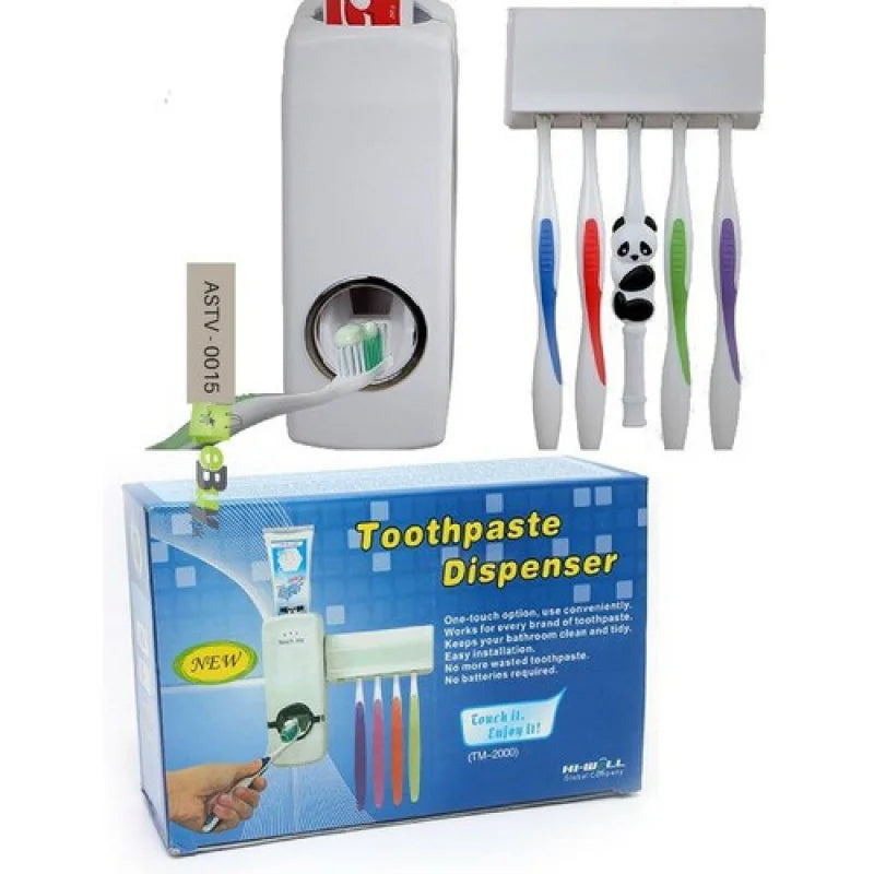 Suporte escova e creme dental com Dispenser