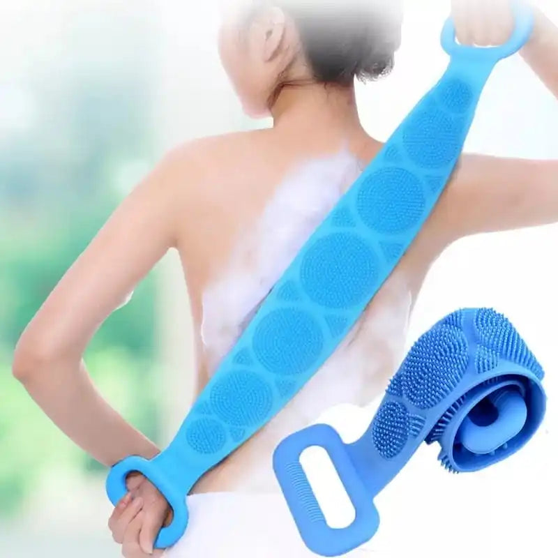 Esponja Silicone Massageadora Escova Banho Lava Corpo Todo Bucha Esfoliação produto de banheiro ENVIO RÁPIDO