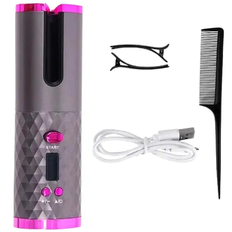 Modelador De Cachos Sem Fio Portatil Ondulado Cabelo Baby Liss Salão de Beleza Cuidados Pessoais Mulher Feminino