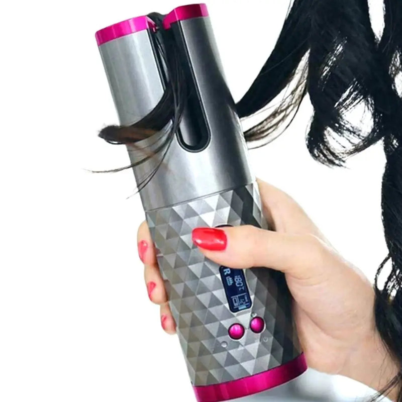 Modelador De Cachos Sem Fio Portatil Ondulado Cabelo Baby Liss Salão de Beleza Cuidados Pessoais Mulher Feminino